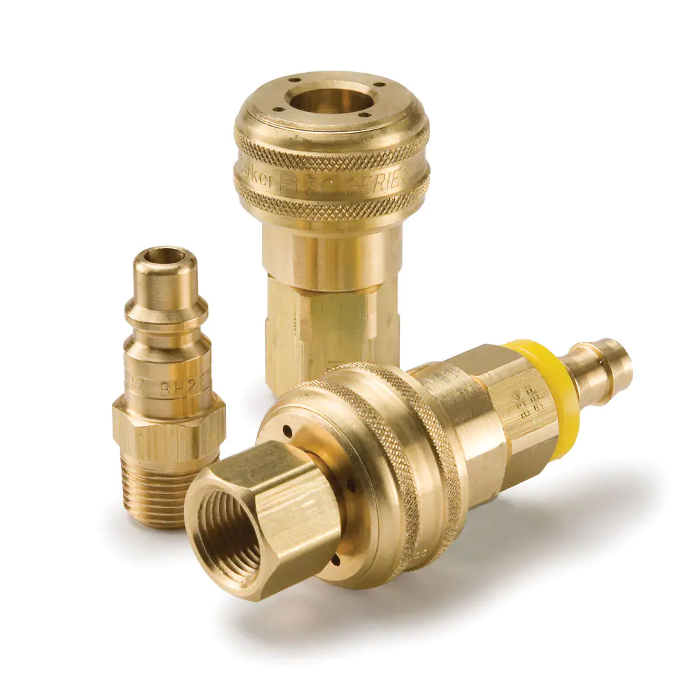 Parker30系列快換陰接頭 - 快速連接空氣軟管以及工具的快換接頭，用于氣動，空氣應用，工業(yè)互換型