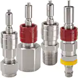 派克CPI系列快換陽(yáng)接頭 - 不銹鋼快換接頭，用于氣體、流體介質(zhì)，可耐真空或者壓力應(yīng)用