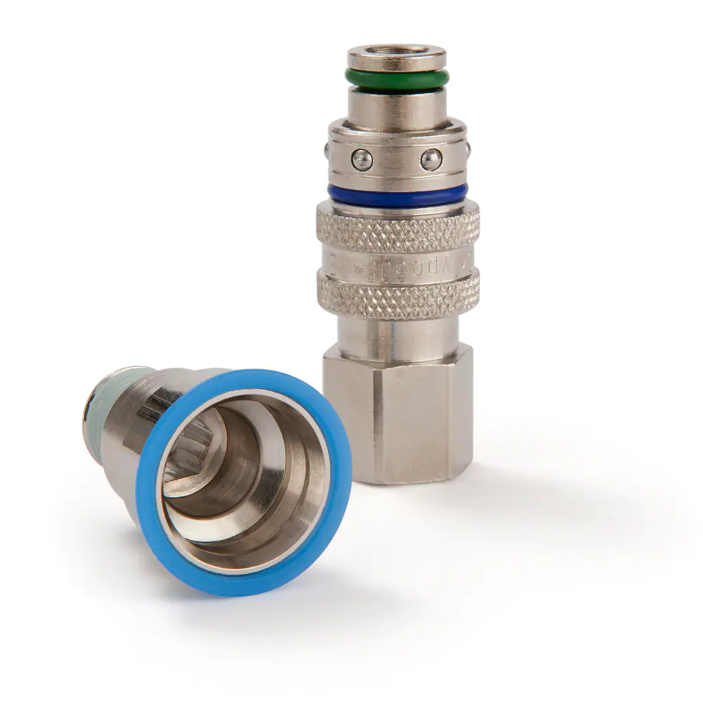 派克608/612系列快換接頭，符合法國(guó)標(biāo)準(zhǔn)結(jié)構(gòu)