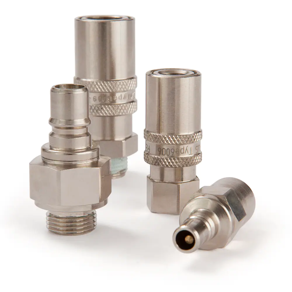 派克6006/6009/6012/6016系列快換接頭，符合法國(guó)Frenchmatic I標(biāo)準(zhǔn)結(jié)構(gòu)